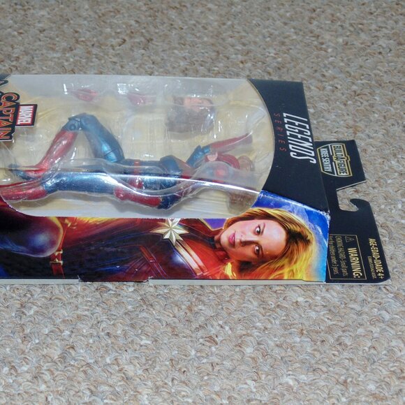 Hasbro Marvel Legends 6" Captain Marvel in Uniform MIB Brand New BAF Kree Sentry - Picture 6 of 10